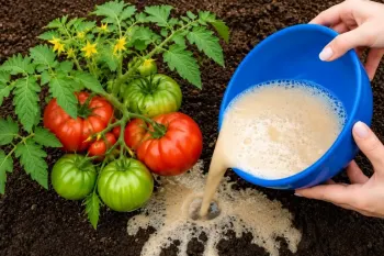 فقط پوست تخم مرغ را با سرکه مخلوط کنید! یک ترفند ساده برای دو برابر کردن گوجه فرنگی