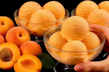 طرز تهیه بستنی زردآلو در ۵ دقیقه ! خرید بستنی از سوپرمارکت را متوقف کنید!
