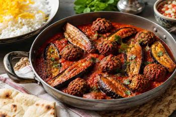 طرز تهیه مشته بادمجان شیرازی غذای سنتی و خوشمزه