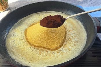 دستور پخت حلوای ترکیه ای شکلاتی در ۵ دقیقه