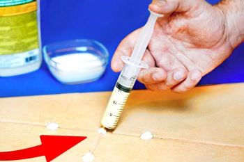 تعمیر کاشی و سرامیک لق شده با چسب بدون کندن و تخریب