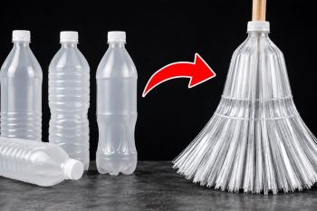 بطری های نوشابه را دور نیندازید! نحوه ساخت جارو با بطری پلاستیکی