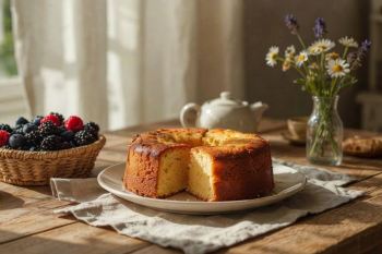 طرز تهیه کیک تابه ای بدون فر؛ کیک اسفنجی نرم روی اجاق گاز