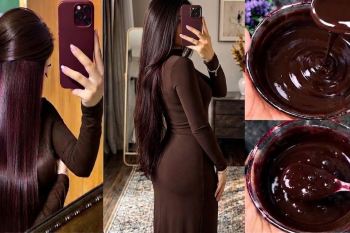 طرز تهیه رنگ موی طبیعی در خانه با چای سیاه و قهوه