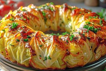 ناهار سریع و خوشمزه با کلم بدون نیاز به پیچیدن و کثیف کاری