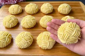 طرز شیرینی بازاری با خمیر ساده : مهمان هات شگفت زده می شن!