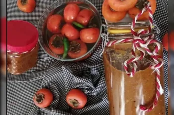 طرز تهیه ترشی خرمالو خوشمزه و متفاوت+ راز خوشمزگی و ماندگاری