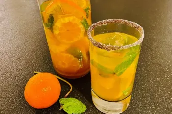 طرز تهیه موهیتو پرتقال یا نارنگی در خانه
