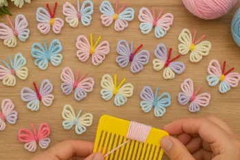 با یه چنگال و نخ اضافه، یه چیز خوشگل بباف و بفروش!