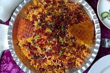 طرز تهیه قیمه ناری تهرانی فوق العاده لذیذ و خوشمزه با انار