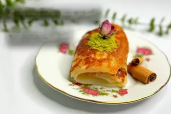 طرز تهیه دسر معروف ترکی در ماهی تابه ( کازان دیبی)