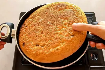 طرز پخت نان بدون فر تابه ای پنبه ای برای صبحانه