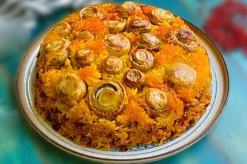 طرز تهیه قارچ پلو گیاهی غذایی ساده، سالم و خوش طعم