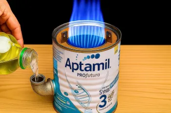 آموزش ساخت بخاری 3کاره با روغن خوراکی بدون نیاز به برق یا گاز