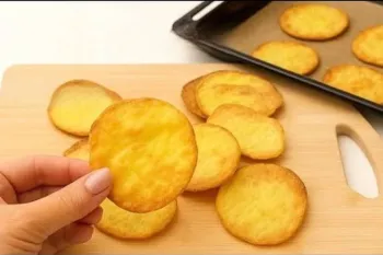 طرز تهیه چیپس رژیمی بدون روغن در 10 دقیقه سالم، ترد و خوش طعم