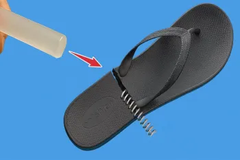 ساخت یک چسب بسیار قوی خانگی برای تعمیر کفش و صندل