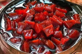 «طرز تهیه مربای به با تمام نکات و ترفندهای قرمز شدن رنگ آن »