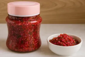 طرز تهیه ترشی 7 رنگ خوش رنگ و لعاب