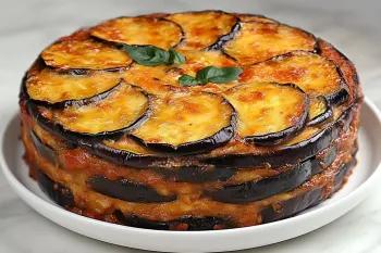 «طرز تهیه کیک بادمجان؛ دستور یک غذای بدون گوشت و سالم »