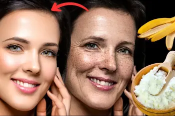 پوست صورت شیشه ای و صاف میخواهی / با ماسک پوست موز و نشاسته