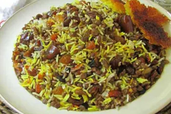 طرز تهیه خوشمزه ترین عدس پلو مرحله به مرحله