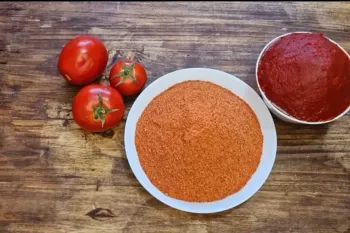 طرز تهیه پودر گوجه فرنگی/دیگه ضایعات گوجه رو دور نریزید /یه ادویه فوق العاده