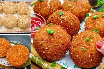طرز تهیه چیکن بالز پنیری غذای مناسب ماه رمضان / مقوی و آسان