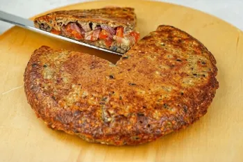 طرز تهیه یک غذای سالم و ساده با بادمجان / انگشتاتم باهاش میخوری