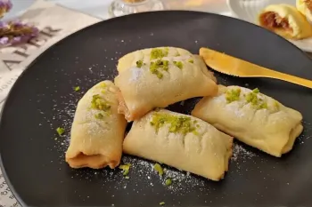 طرزتهیه شیرینی خرمایی بسیار نرم و خوشمزه/فوری آماده میشه!