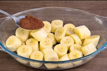 آیا موز و پودر کاکائو داری؟ خوشمزه ترین دسر دنیا رو درست کن! بدون شکر! بدون آرد!