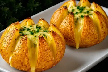 طرز تهیه یک غذای مجلسی با سیب زمینی با یک سس عالی