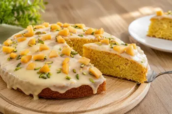 همه ازم دستور این کیک طالبی رو می خوان | طرز تهیه کیک طالبی