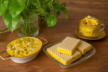 طرز تهیه بستنی سنتی زعفرانی بدون یخ زدن/ کشدار، خامه ای و دقیقاً مثل بستنی فروشی ها!