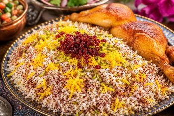 طرز تهیه سماق پلو؛ غذای سنتی و خوش عطر ایرانی