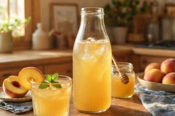 طرز تهیه رانی هلو خانگی به سبک بازاری با تمام ترفندها | نوشیدنی خنک و میوه ای برای تابستان