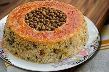 طرز تهیه متفاوت ترین پلو مخلوطی که خوردید !! ترکیب نخود فرنگی و مرغ