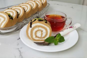 طرز تهیه شیرینی رولتی یخچالی (بدون پخت و پز و بدون همزن )