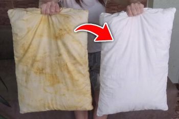 چگونه به راحتی لکه های بالش را از بین ببریم؟ | روشی ساده و سریع