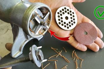 تبدیل چرخ گوشت به تیغ برش با یک ترفند آسان و جذاب