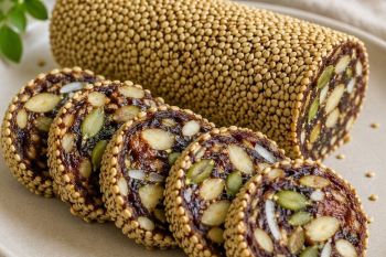 طرز تهیه رول خرمایی / یه میان وعده سالم ، سریع ، مقوی و انرژی زا