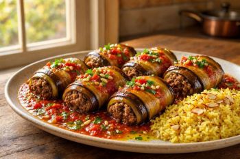 طرز تهیه خوراک بادمجان ترکی / متفاوت و خوشمزه