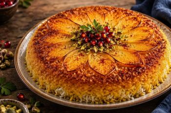 ۱۰ مدل دیزاین متفاوت ته دیگ؛ از گل سیب زمینی تا نان لواش!