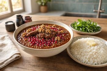 شیشه ناز ساروی؛ یک غذای محلی مازندرانی با طعمی متفاوت