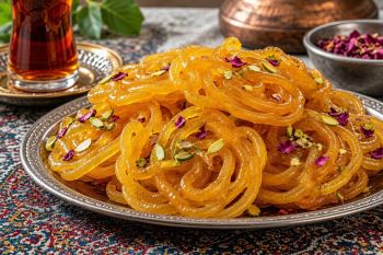 طرز تهیه زولبیا خانگی با نشاسته ذرت؛ خوشمزه و ساده