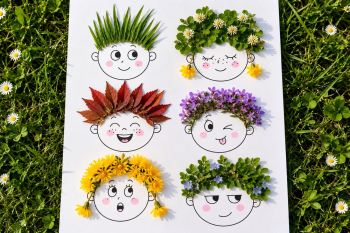 کاردستی با برگ و شاخه درخت برای کودکان | ایده های خلاقانه و آسان با وسایل طبیعی