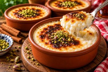 طرز تهیه سوتلاچ ترکیه ای یک دسر خوشمزه و لطیف با برنج