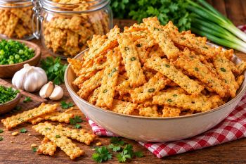 طرز تهیه چیپس پیراشکی سیر و سبزیجات؛ ترد و خوشمزه با روشی ساده