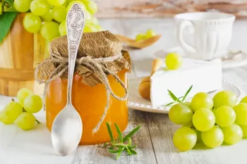 طرز تهیه مربای انگور بدون شکر (انگور خمس گیلانی)