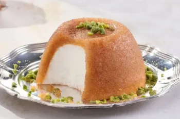 طرز تهیه دسر حلوا بستنی با آرد سمولینا