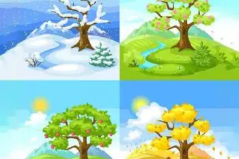 آموزش چهار فصل سال با زبان شعر برای کودکان 